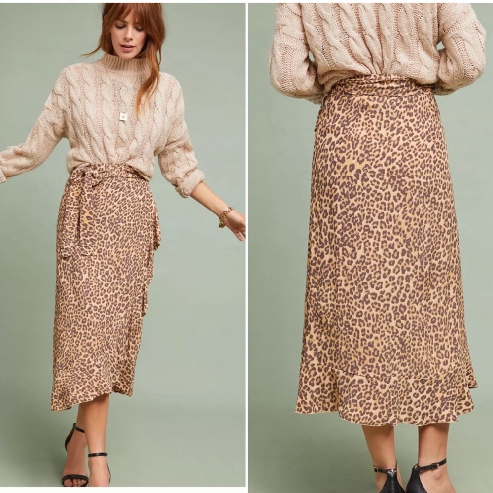 Faithfull the Brand leopard print Celeste skirt